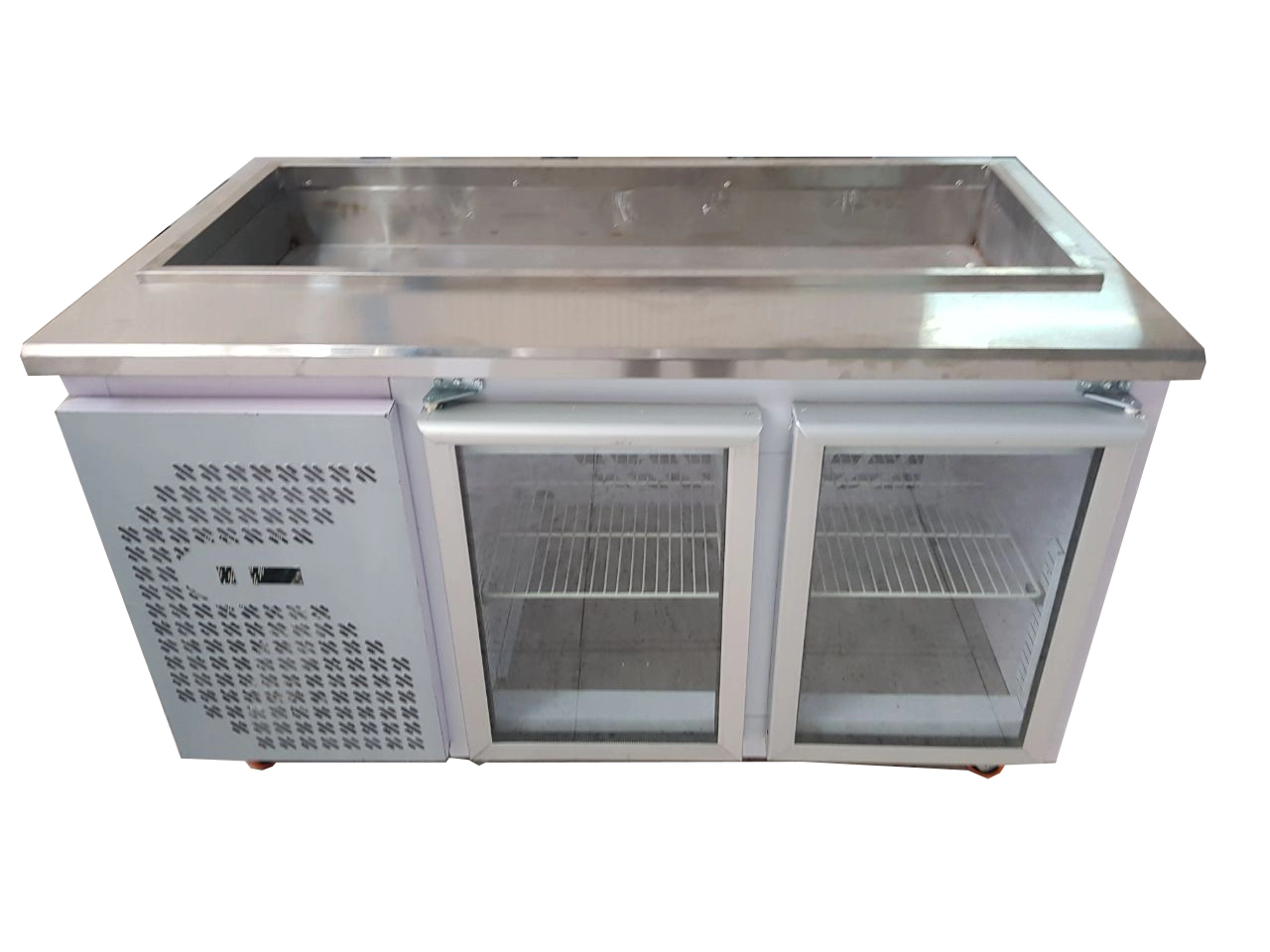 تاپینگ پیتزا درب شیشه ای