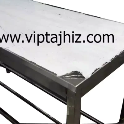 میز کار استیل پایه پاتروکی