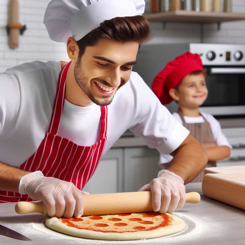راهنمای استفاده از خمیر پهن کن پیتزا