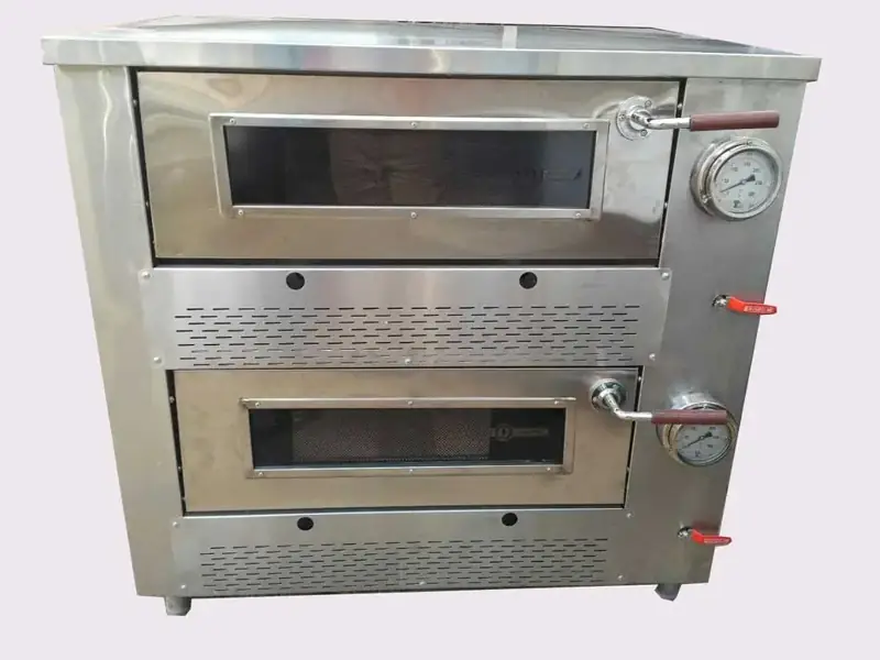 فر پیتزا صندوقی آنالوگ ساده دو طبقه