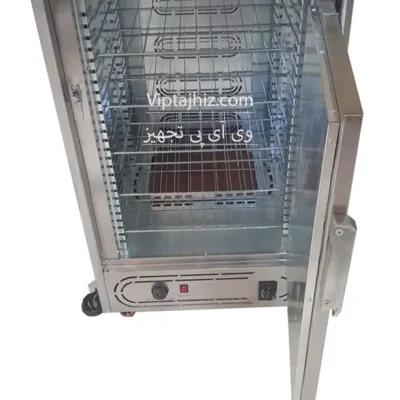 نمای داخلی گرمکن غذا 30 نفره گازی ترموستات آنالوگ نوبل