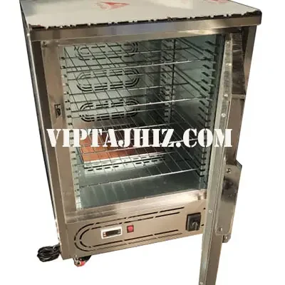 نمای داخلی گرمکن غذا 20 نفره گازی دیجیتال نوبل