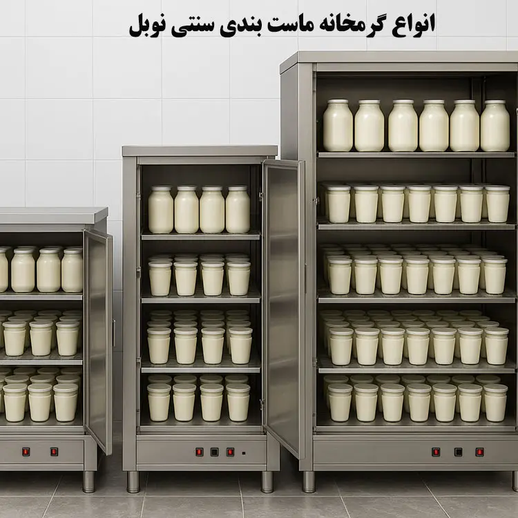 انواع گرمخانه ماست