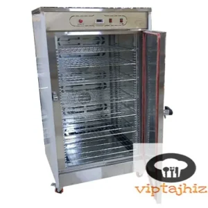 نمای داخل گرمکن غذا 100 نفره برقی دیجیتال